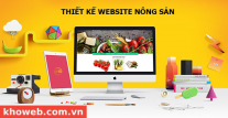 Thiết kế Website bán hàng Nông sản