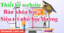 Thiết kế website Bán khóa học Siêu trí nhớ học đường Thiết kế website Bán khóa học Siêu trí nhớ học đường