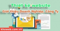 Thiết kế website giới thiệu Doanh Nghiệp, Công Ty Thiết kế website giới thiệu Doanh Nghiệp, Công Ty