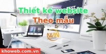 Thiết kế website theo mẫu Thiết kế website theo mẫu