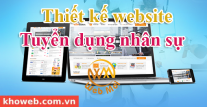 Thiết kế website Tuyển dụng nhân sự Thiết kế website Tuyển dụng nhân sự
