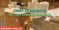Thiết kế Website Vật liệu đóng gói