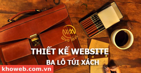 Thiết kế Website Ba lô - Túi xách