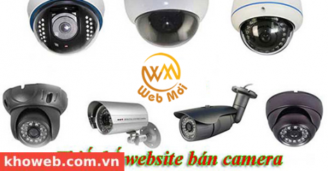 Thiết kế website Bán Camera Quan sát, Dịch vụ lắp đặt Camera