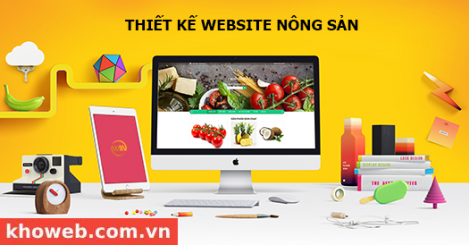 Thiết kế Website bán hàng Nông sản