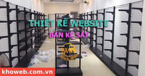 Thiết kế Website Kệ sắt