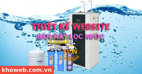 Thiết kế Website Máy lọc nước