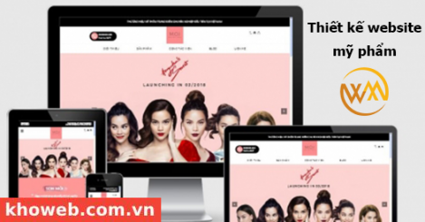 Thiết kế Website Bán Mỹ phẩm