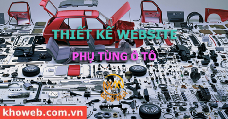 Thiết kế Website Bán Phụ tùng ô tô