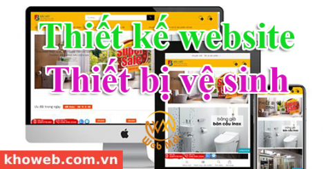 Thiết kế website Bán Thiết bị vệ sinh