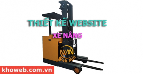Thiết kế Website bán Xe nâng, Xe công nghiệp