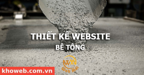 Thiết kế Website Bê tông