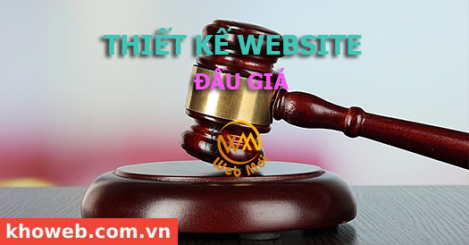 Thiết kế website Công Ty Đấu giá - Đấu thầu, Mua bán trực tuyến