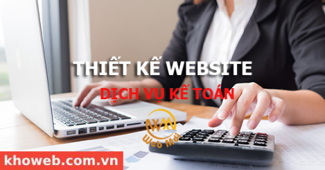 Thiết kế Website Dịch vụ kế toán
