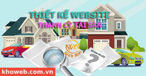 Thiết kế Website Dịch vụ Thanh lý tài sản