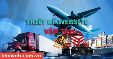 Thiết kế website Dịch vụ Vận tải, Vận chuyển Logistics