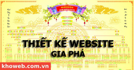 Thiết kế Website Gia phả