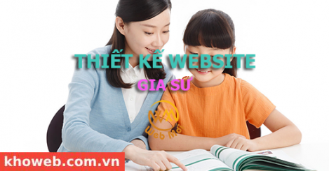 Thiết kế Website Gia sư
