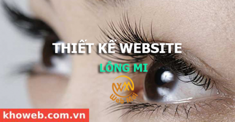 Thiết kế Website Lông Mi