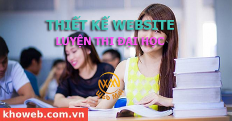 Thiết kế Website Luyện thi đại học