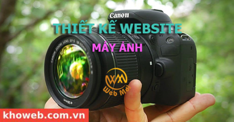 Thiết kế Website Máy ảnh