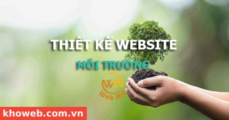 Thiết kế Website Môi trường, Dịch vụ môi trường