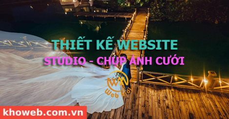 Thiết kế Website Studio - Chụp ảnh cưới, Dịch vụ chụp hình cưới