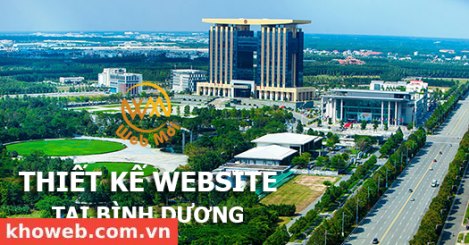 Thiết kế Website tại tỉnh Bình Dương