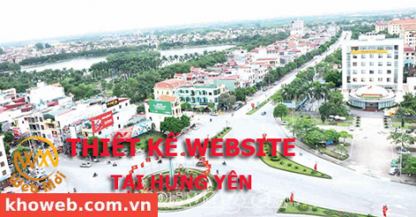 Thiết kế Website tại tỉnh Hưng Yên