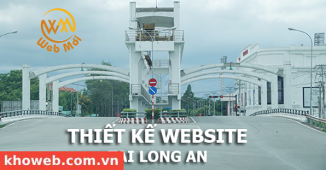 Thiết kế Website tại tỉnh Long An