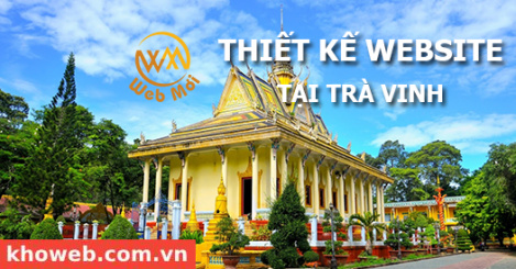 Thiết kế Website tại tỉnh Trà Vinh
