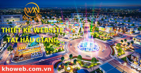 Thiết kế Website tại tỉnh Hậu Giang