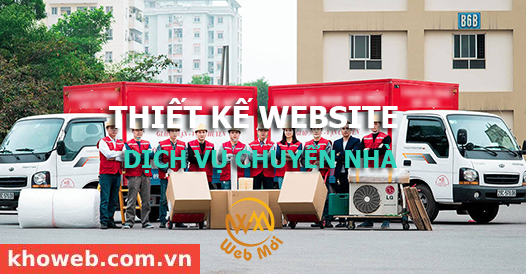 Thiết kế website Dịch vụ Chuyển nhà Trọn gói