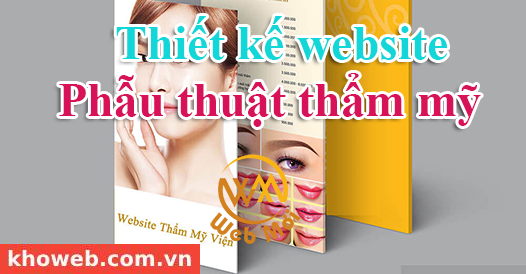 Thiết kế website Phẫu thuật thẩm mỹ